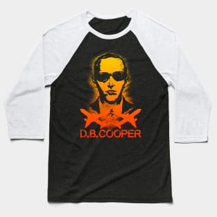 DBCooper - Orange Baseball T-Shirt